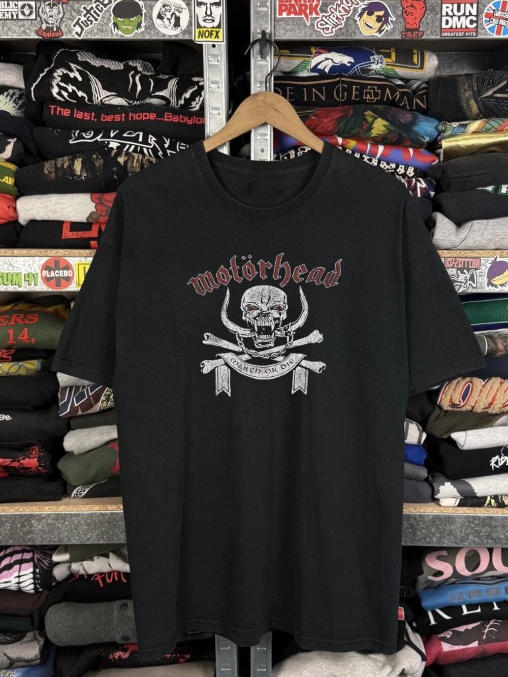 1992 Motorhead March or Die  Black Tee